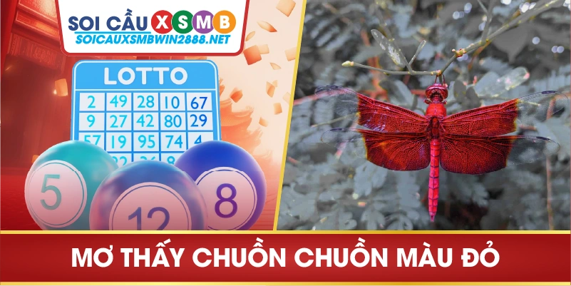 Mơ thấy chuồn chuồn đỏ